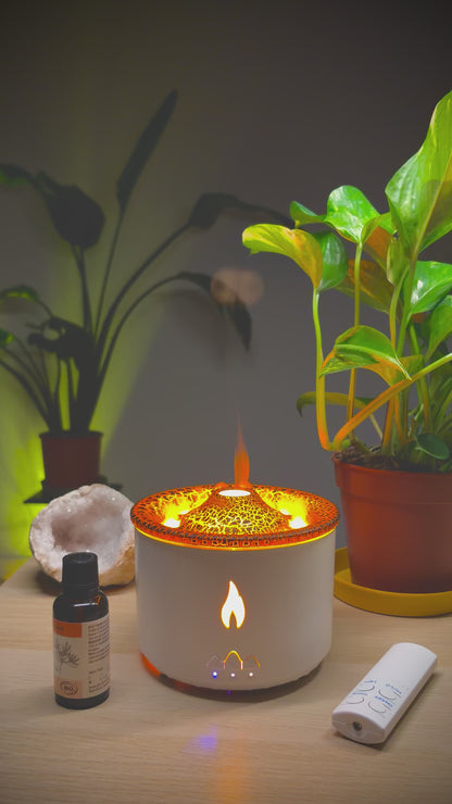 Kit Bien-être Complet — Diffuseur Volcan & 6 Huiles Essentielles
